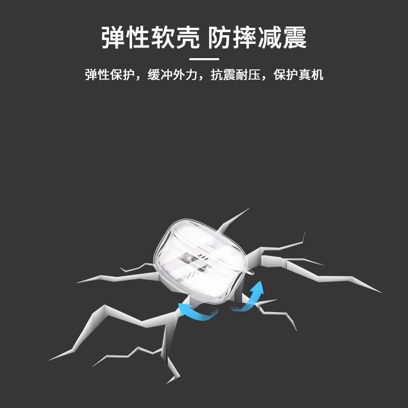 適用JBL TUNE BUDS2琉璃豆透明耳機保護套JBLTUNEBEAM2代耳機套軟-細節圖5