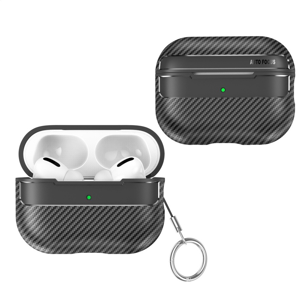 適用於AirPods pro3碳纖維耳機套 蘋果airpods1/2代藍牙TPU保護套-細節圖5
