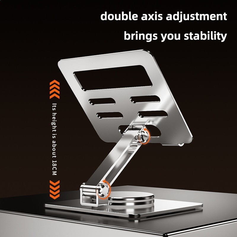 Aluminium Alloy Tablet Phone Stand With 360 Rotating Base-細節圖4