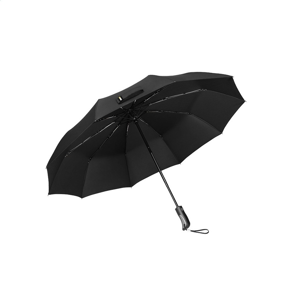 左都便攜全自動男女商務晴雨兩用雨傘超大三折加固摺疊德國風暴傘-細節圖5