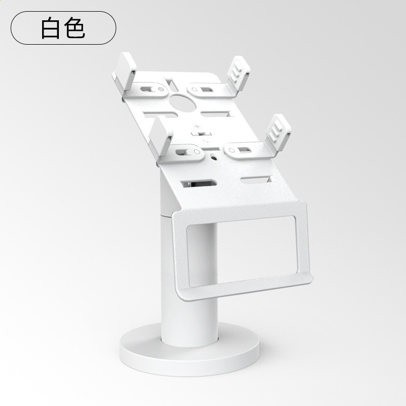 外貿跨境專供pos機支架可360°旋轉調節商超收銀櫃臺通用展示架-規格圖5