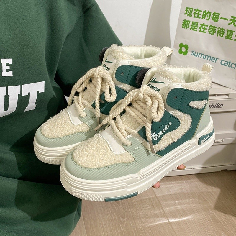 米綠 【加絨加厚 防寒保暖】