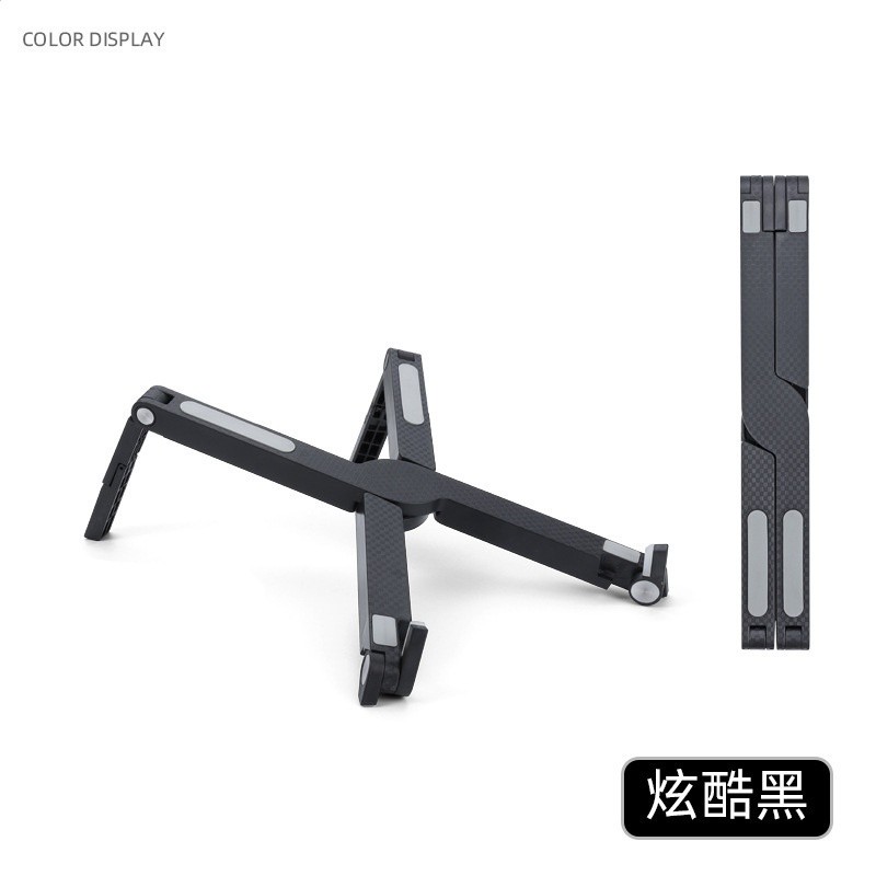 筆記型電腦支架摺疊鍵盤升降調節便攜散熱托架桌面立式鋁合金-規格圖5