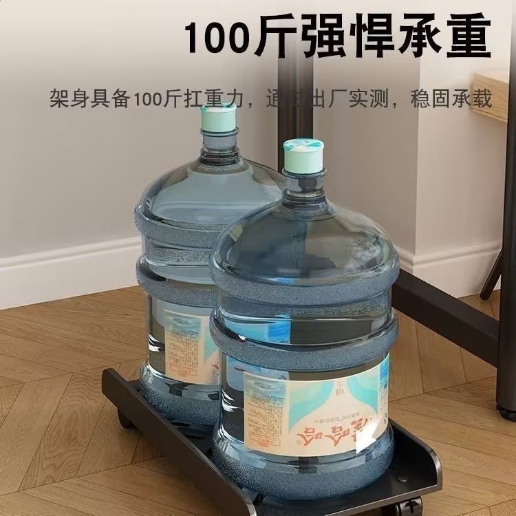 電腦主機托架家用辦公移動伸縮機箱底座鏤空散熱主機托盤移動支架-細節圖3