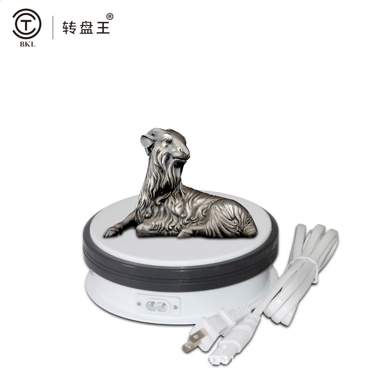 15cm電動自動轉盤影片拍攝360度旋轉展示臺靜物拍攝臺攝影臺-細節圖4