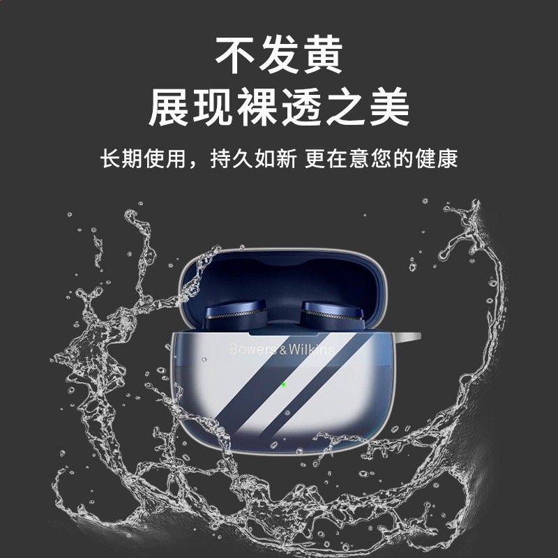 適用BOWERS &WILKINS寶華韋健Pi8耳機套透明B&W寶華韋健Pi6保護殼-細節圖2