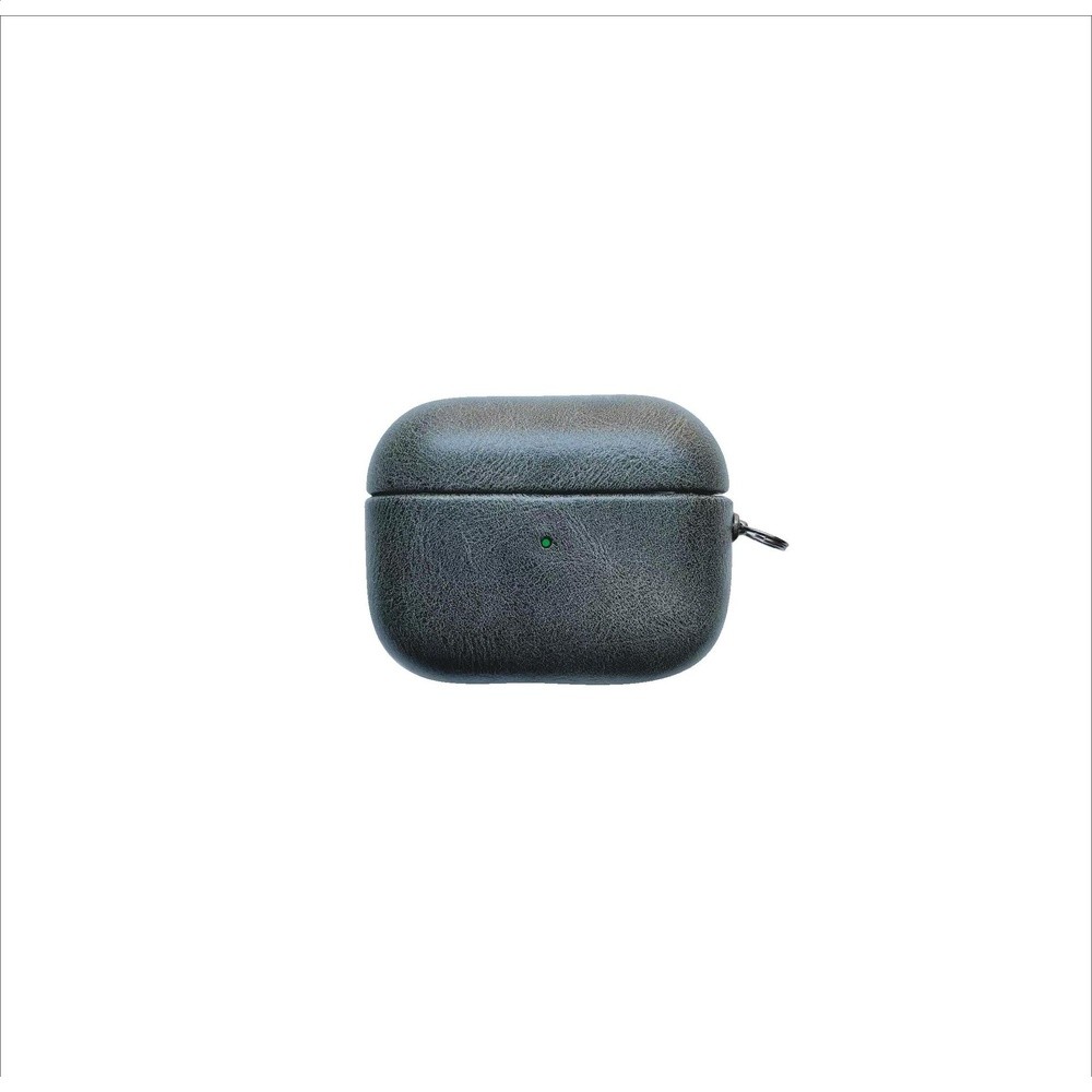 適用於airpodspro保護套PU瘋馬蘋果藍牙耳機貝殼紋耳機盒全包款-規格圖5