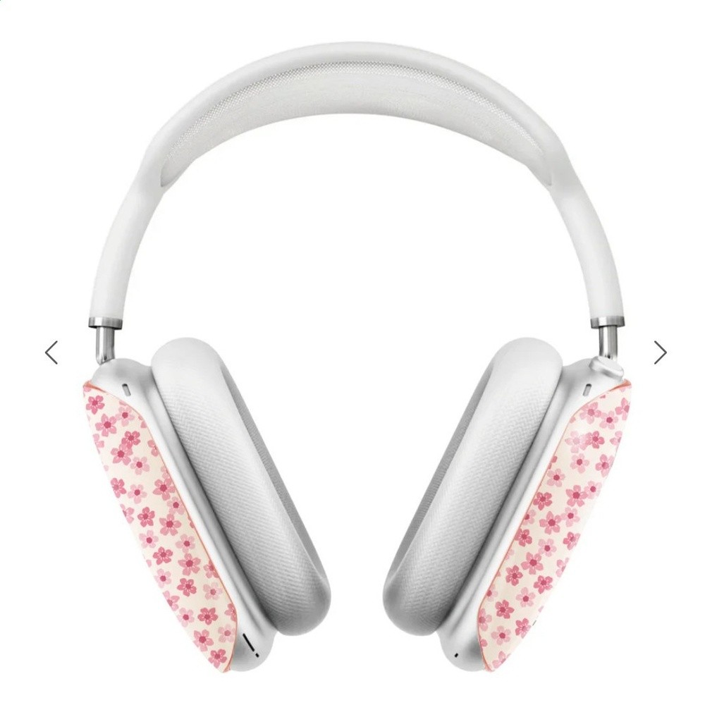 時尚碎花頭戴式耳機殼 適用蘋果AirPods Max /Max 2 光面菲林保護-細節圖2