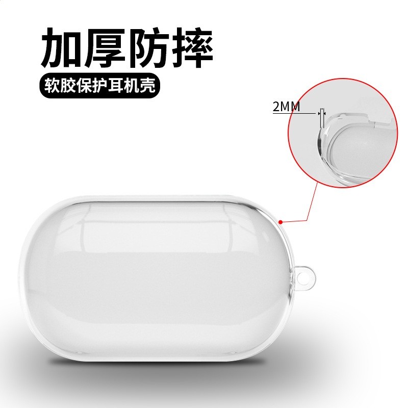 適用OPPO Enco Air靈動版耳機保護套無線藍牙透明全包軟殼防塵盒-細節圖5