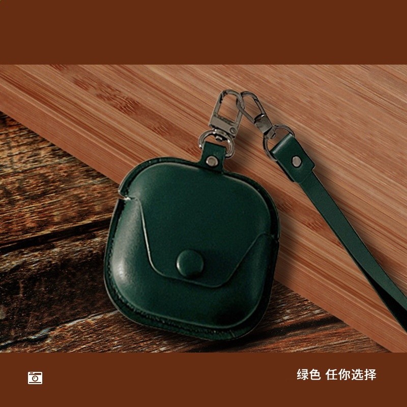 墨綠色皮套【含長掛脖繩】
