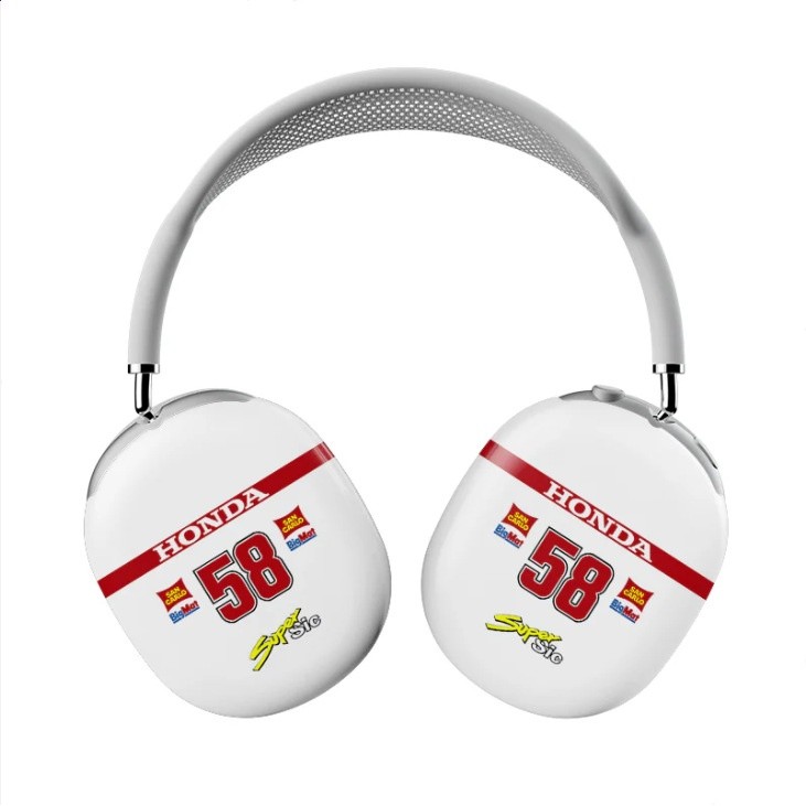 f1賽事44號16號耳機殼 適用蘋果AirPods Max /Max 2 光面菲林保護-規格圖5