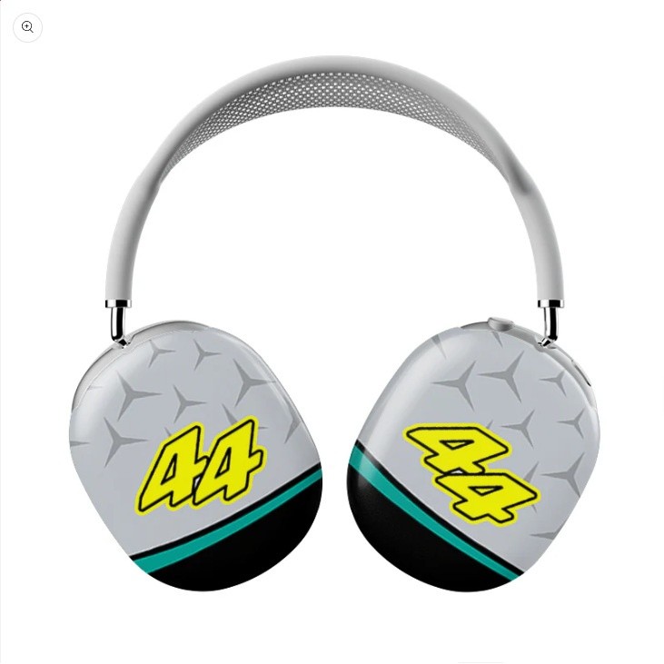 f1賽事44號16號耳機殼 適用蘋果AirPods Max /Max 2 光面菲林保護-規格圖5