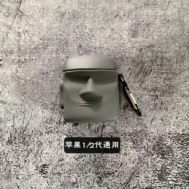 創意石像人艾摩airpodspro2保護套適用蘋果無線藍牙耳機殼2代男女-規格圖5