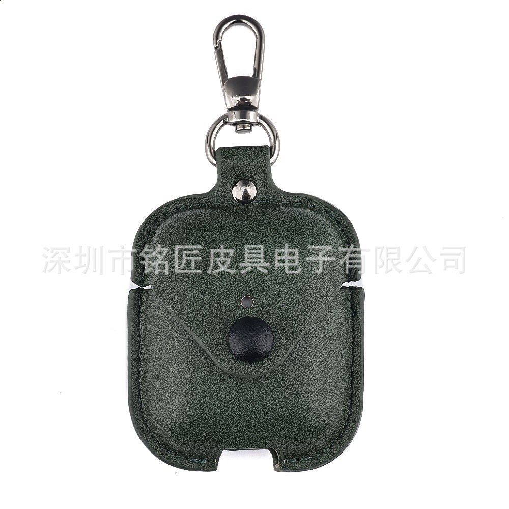 廠家直銷適用AirPods耳機皮套 1/2代蘋果無線藍牙套 PU耳機收納套-規格圖5