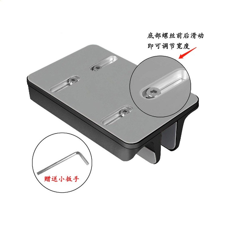 鋁合金筆記型電腦立式支架底座筆記型電腦金屬桌面散熱收納支架-細節圖2