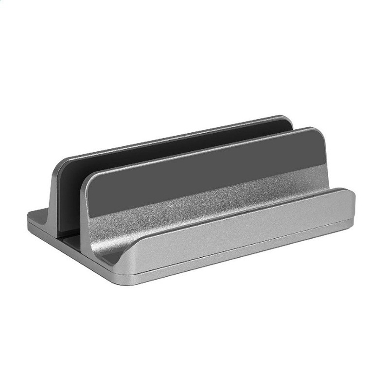 鋁合金筆記型電腦立式支架底座筆記型電腦金屬桌面散熱收納支架-細節圖5