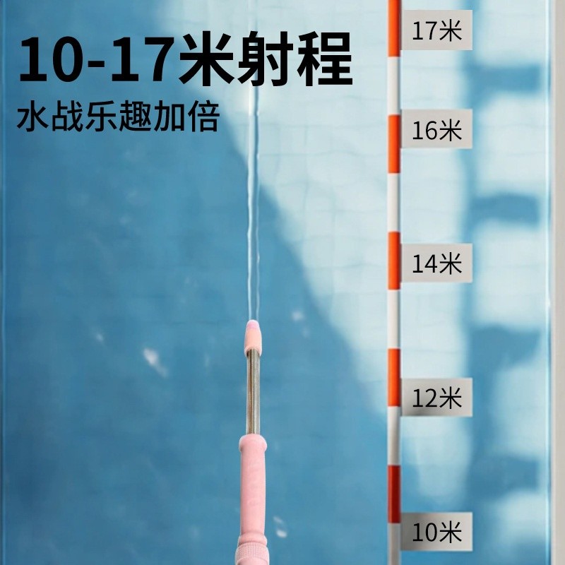 新款水槍戶外漂流水槍兒童玩具抽拉式水槍夏季打水仗便攜水槍批發-細節圖3