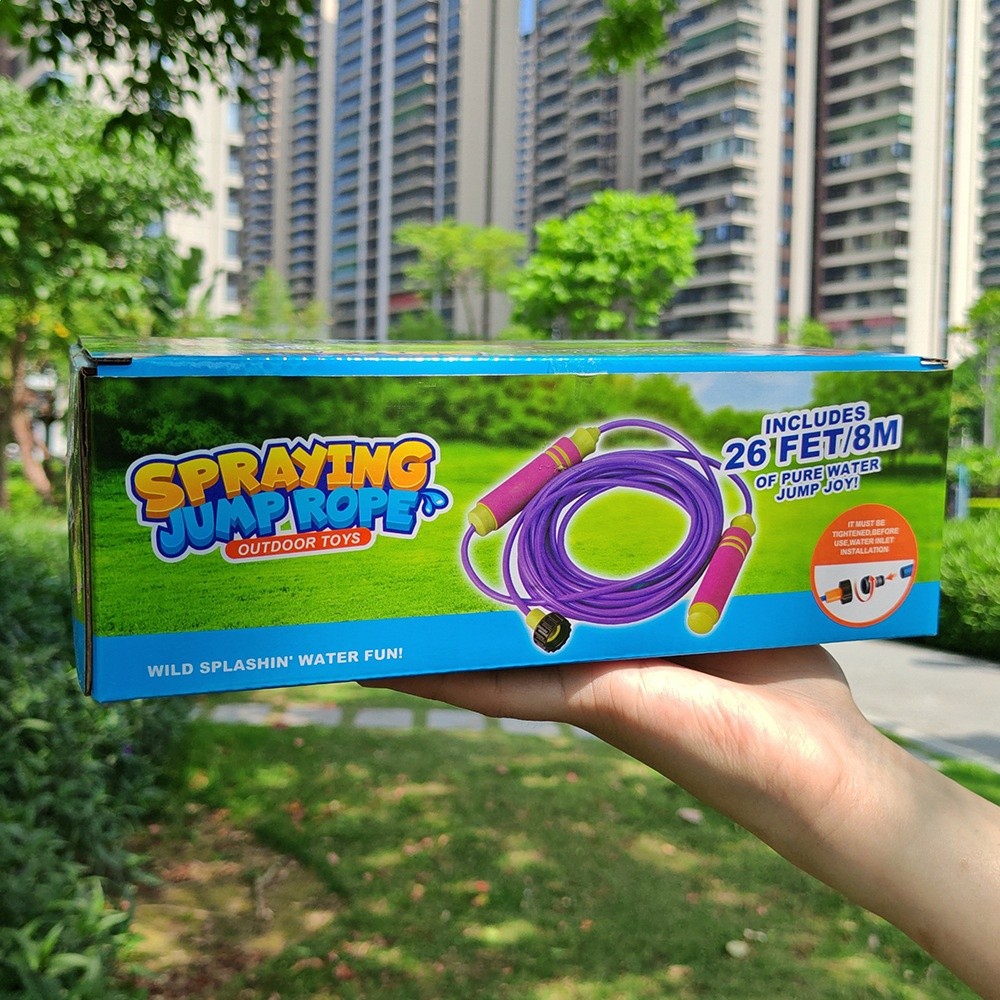 <亞馬遜新品>夏季戶外灑水跳繩玩具8米 跨境花園草坪灑水運動玩具-細節圖2