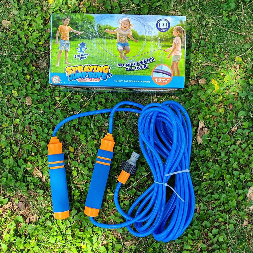 <亞馬遜新品>夏季戶外灑水跳繩玩具8米 跨境花園草坪灑水運動玩具-規格圖5