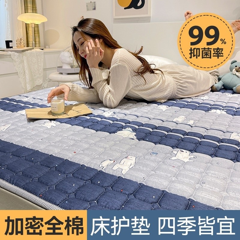 薄款全棉可水洗防滑薄款床褥家用床護墊保護墊隔髒鋪底租房專用-細節圖4