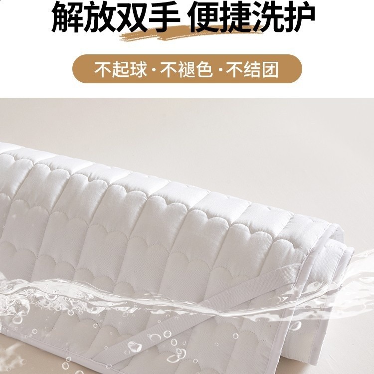 A類母嬰級夾棉床墊軟墊加厚家用保護墊床褥墊學生宿舍防水保護墊-細節圖4