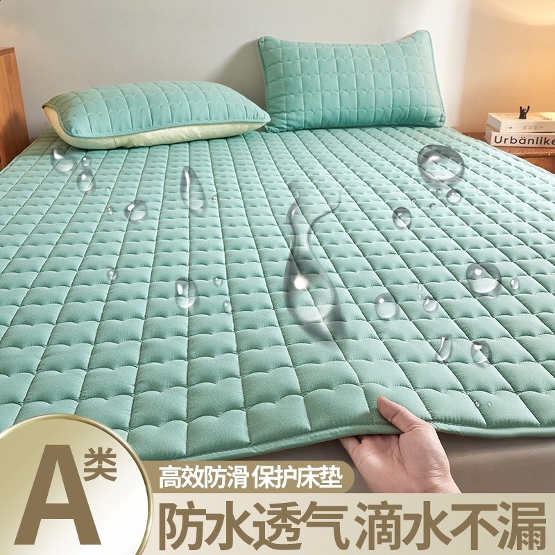 A類母嬰級夾棉床墊軟墊加厚家用保護墊床褥墊學生宿舍防水保護墊-規格圖5