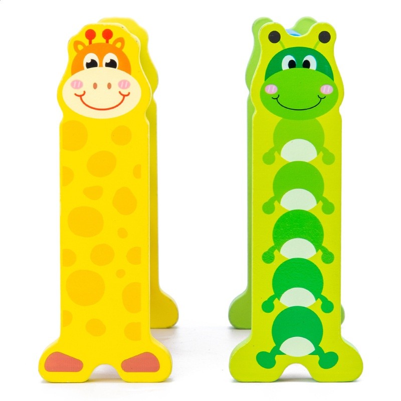 幼兒童木製卡通動物五檔珠算架早教啟蒙益智教玩具小學生學習用具-細節圖5