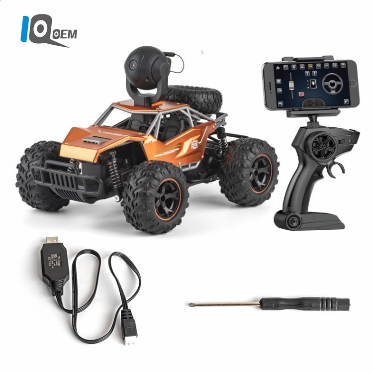 IQ0EM 2.4g高速wifi攝像車兒童遙控小賽車寵物錄影車男孩玩具跨境-細節圖4