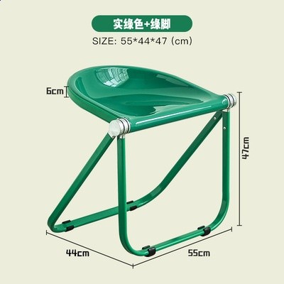 簡約餐椅家用透明中古傢俱摺疊凳ins chair亞克力凳子塑膠水晶椅-規格圖5