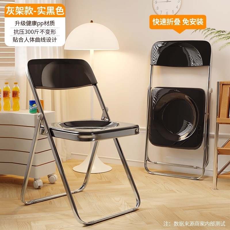 摺疊椅宿舍學生寢室學習椅子家用餐椅簡易便攜凳子靠背電腦辦公椅-規格圖5