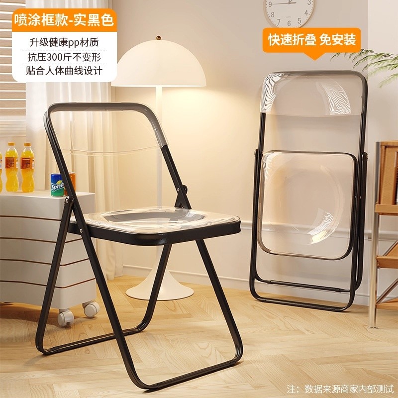 摺疊椅宿舍學生寢室學習椅子家用餐椅簡易便攜凳子靠背電腦辦公椅-規格圖5