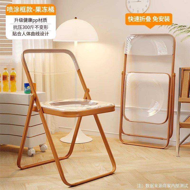 摺疊椅宿舍學生寢室學習椅子家用餐椅簡易便攜凳子靠背電腦辦公椅-規格圖5