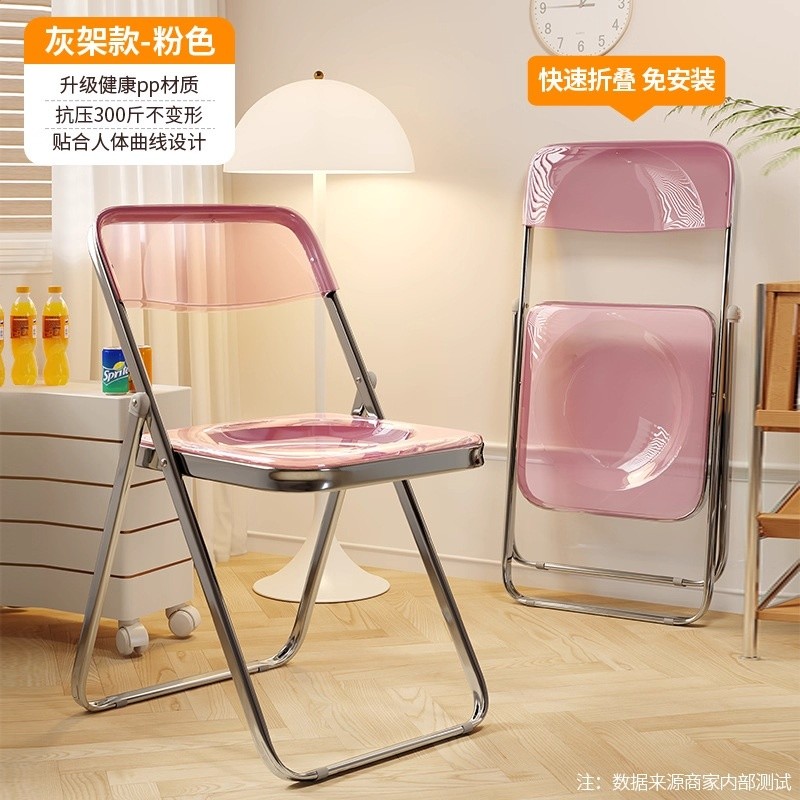 摺疊椅宿舍學生寢室學習椅子家用餐椅簡易便攜凳子靠背電腦辦公椅-規格圖5