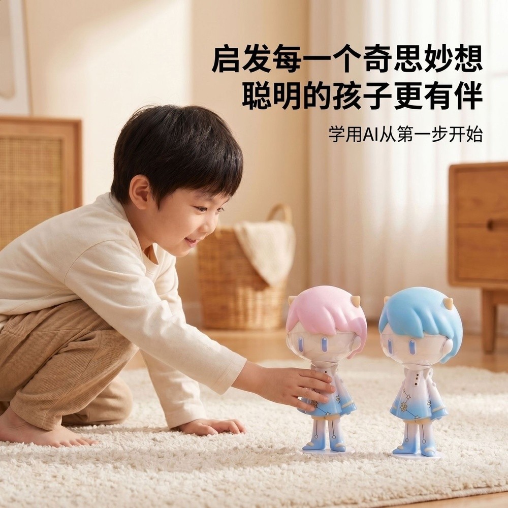 AI大模型對話智慧玩偶情感陪伴玩具公仔學習早教益智-細節圖4