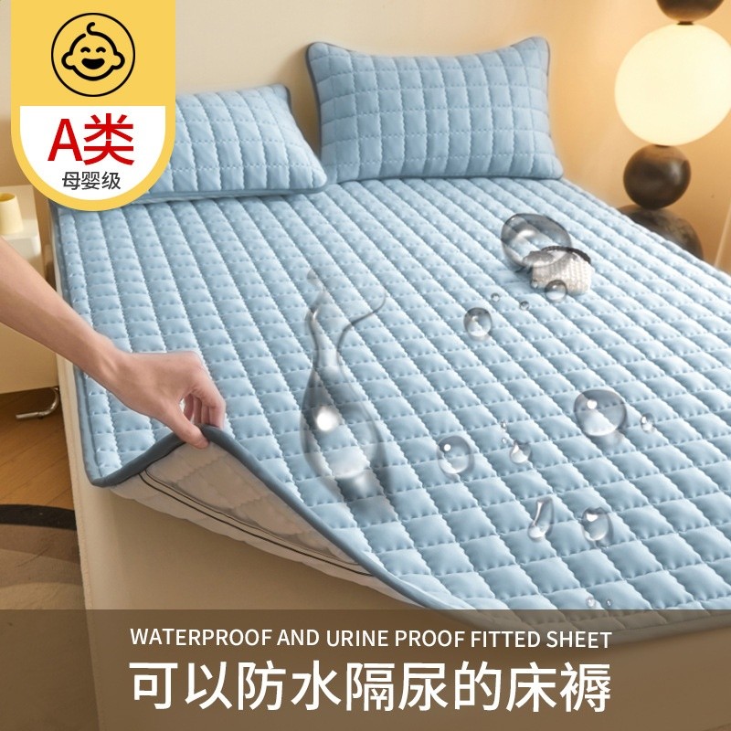 a類母嬰級軟墊家用防水床墊床褥防滑墊褥學生榻榻米保護墊可機洗-細節圖3