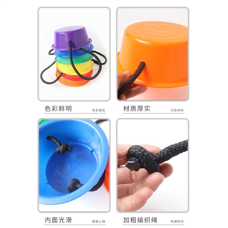 幼兒園遊戲一步一石兒童家用感統平衡訓練早教鍛鍊器材戶外梅花樁-細節圖3