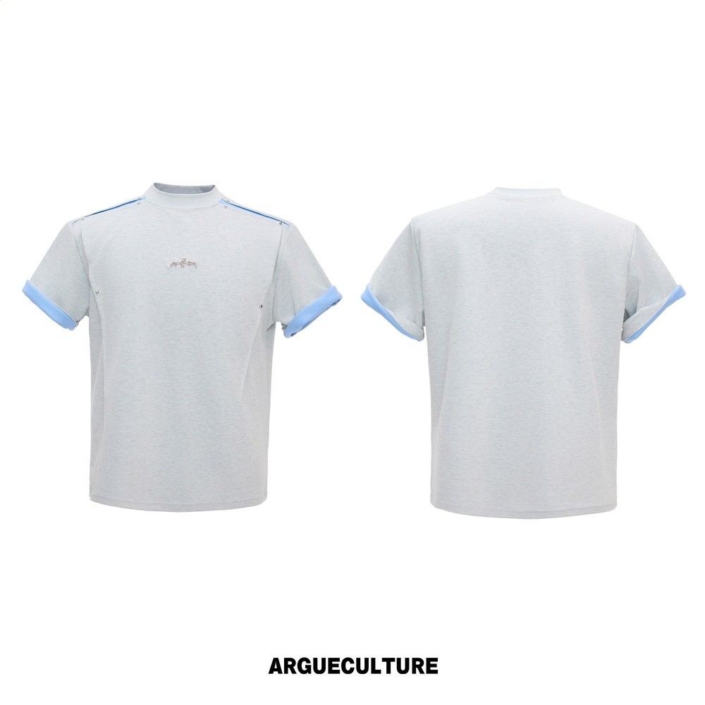 鍅艦灰藍 T-shirt