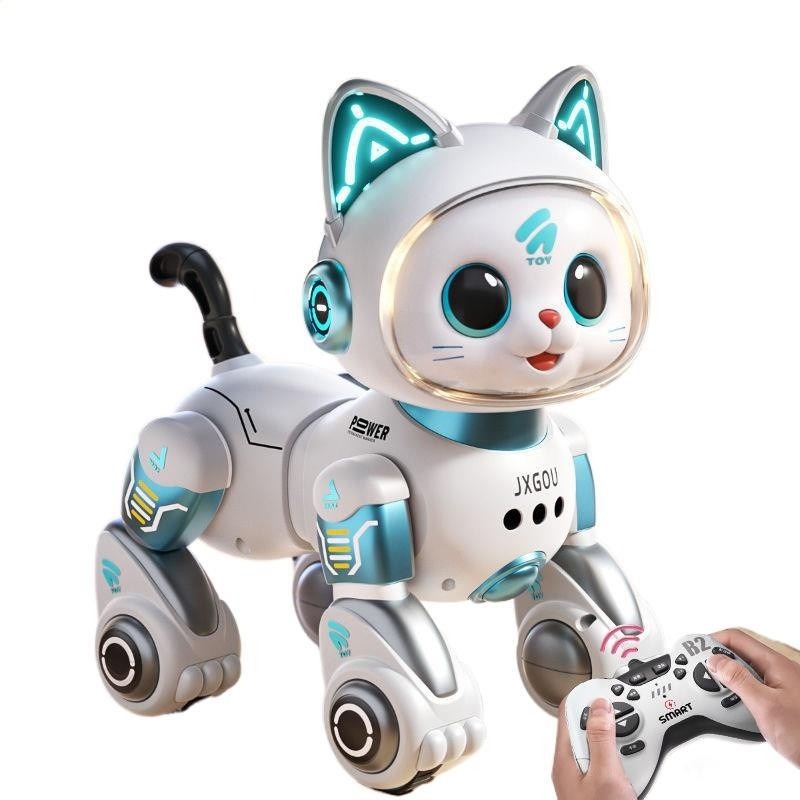 智慧機器貓玩具車遙控兒童男孩寶寶益智多功能小汽車女孩生日禮物-細節圖5
