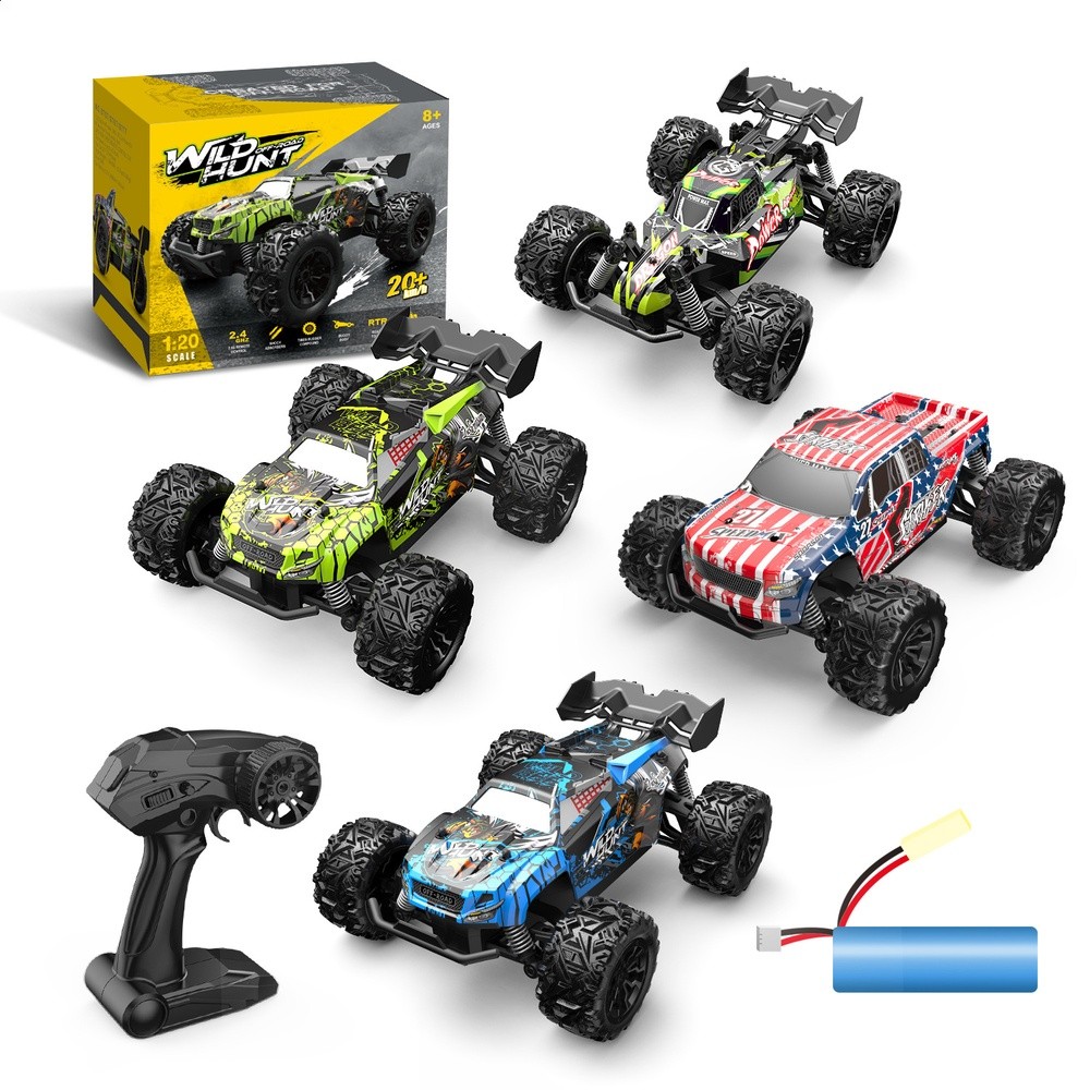 1:20遙控越野車漂移賽車跨境熱賣兒童版RC高速玩具賽車3C認證-細節圖2
