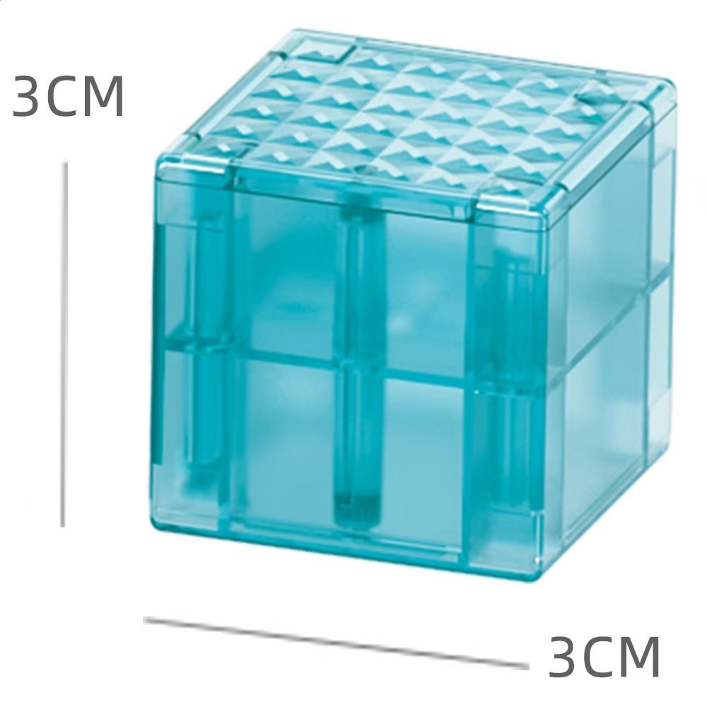 兒童DIY磁力積木透明磁吸套裝 搭建模型科教益智玩具磁力方塊3cm-細節圖3