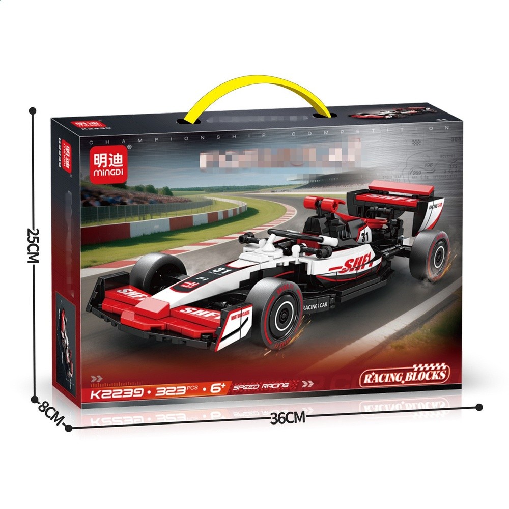 K2239 積木賽車-紅色