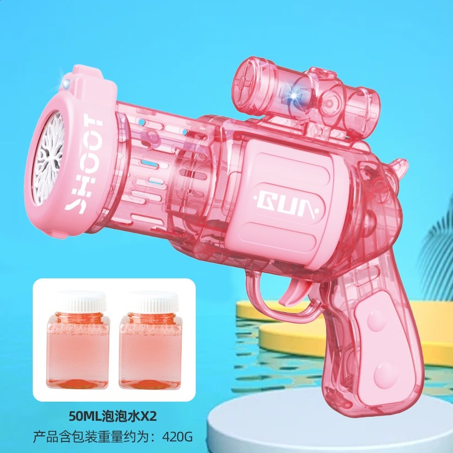 6326-1左輪泡泡機彩盒粉色