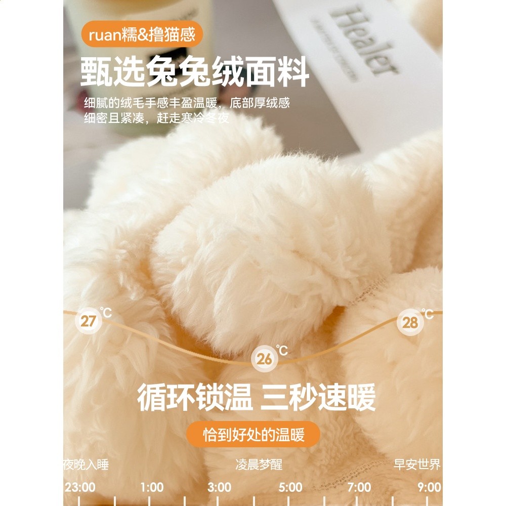兔毛絨毛毯辦公室午睡蓋毯加厚珊瑚絨牛奶絨宿舍沙發小毯子床上用-細節圖2