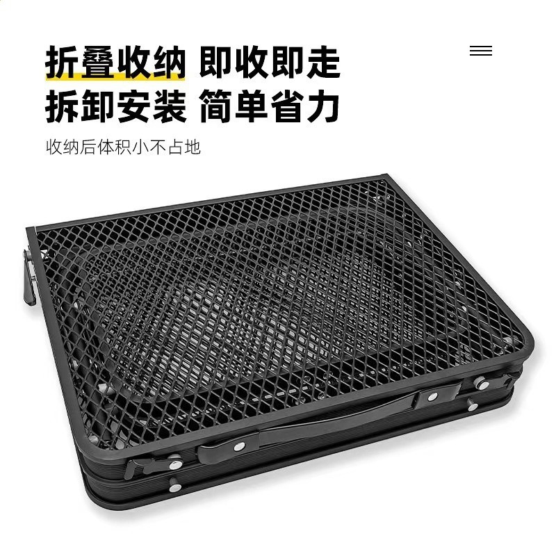 戶外摺疊桌露營燒烤桌行動式可升降多功能露營桌-細節圖2