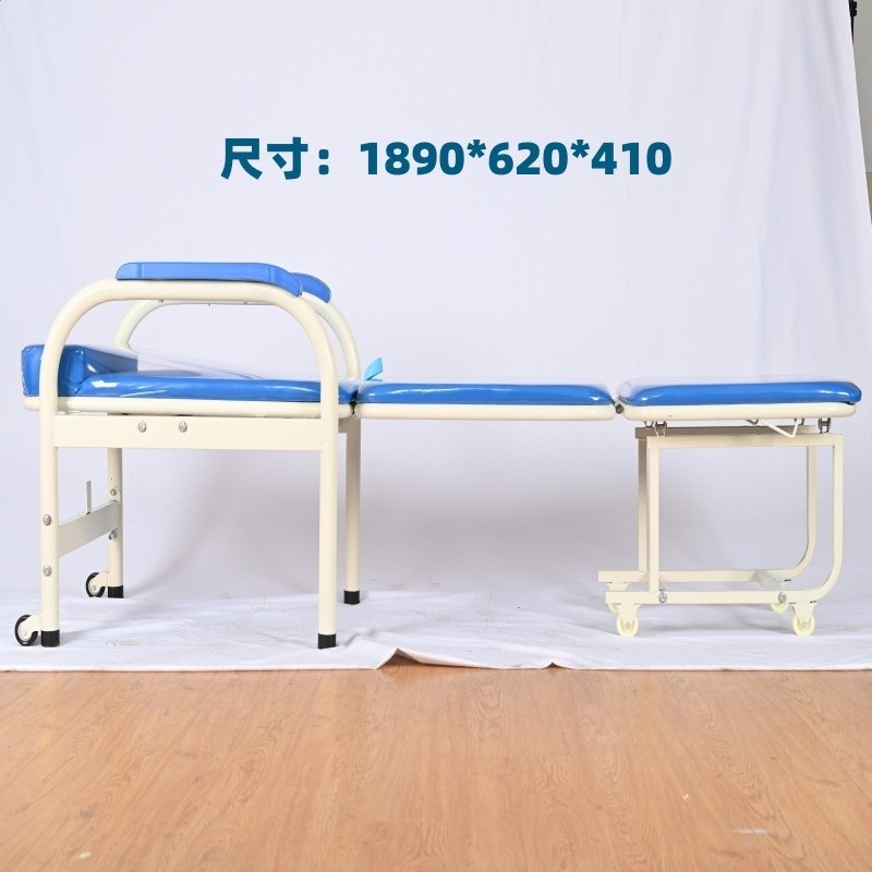 陪護椅陪護床兩功能單人行動式躺椅醫院陪護病人用床摺疊陪護椅-細節圖3