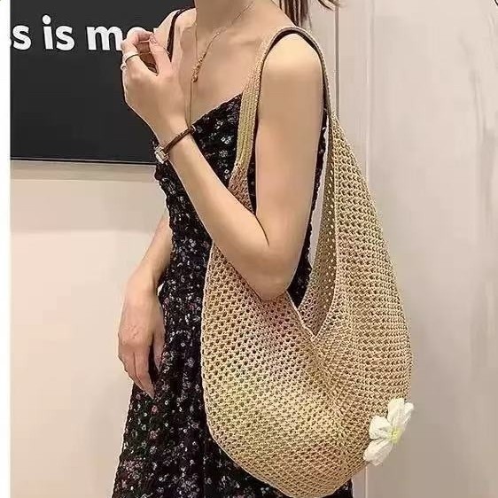 簡約熱賣款--大花朵卡其【固定花朵】