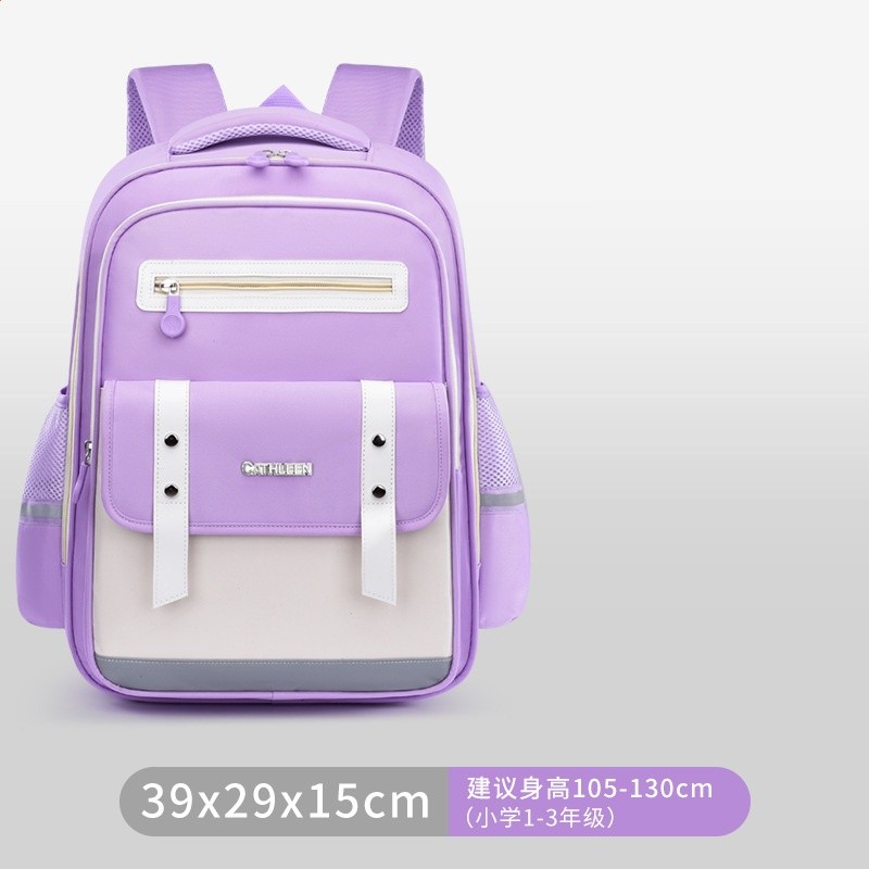 雲朵小學生書包護脊3-6年級男女孩庫洛米兒童雙肩包卡皮巴拉揹包-規格圖5