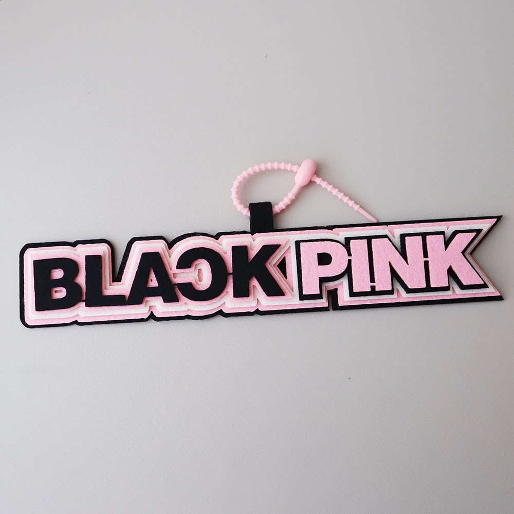 BLACKPINK不織布手工掛件明星周邊應援愛豆創意掛飾無紡布鑰匙扣-規格圖5