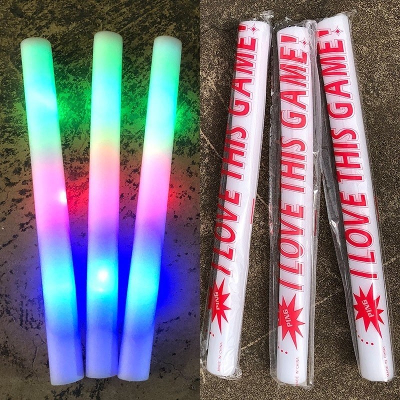 電子七彩玩具海綿棒泡沫發光棒演唱會應援酒吧助威道具批發炫酷-規格圖5