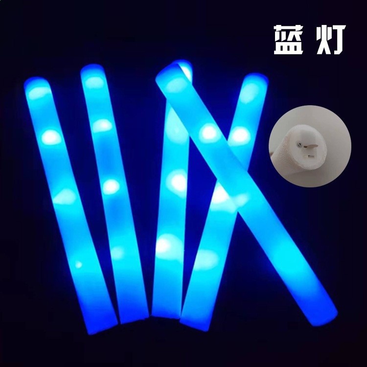 電子七彩玩具海綿棒泡沫發光棒演唱會應援酒吧助威道具批發炫酷-規格圖5